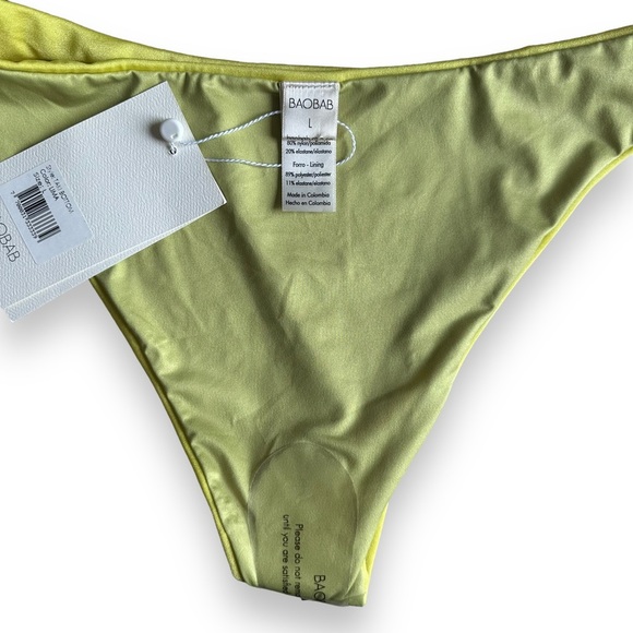 NWT BAOBAB Taki Bikini Bottom in Lima Size L - Picture 8 of 8